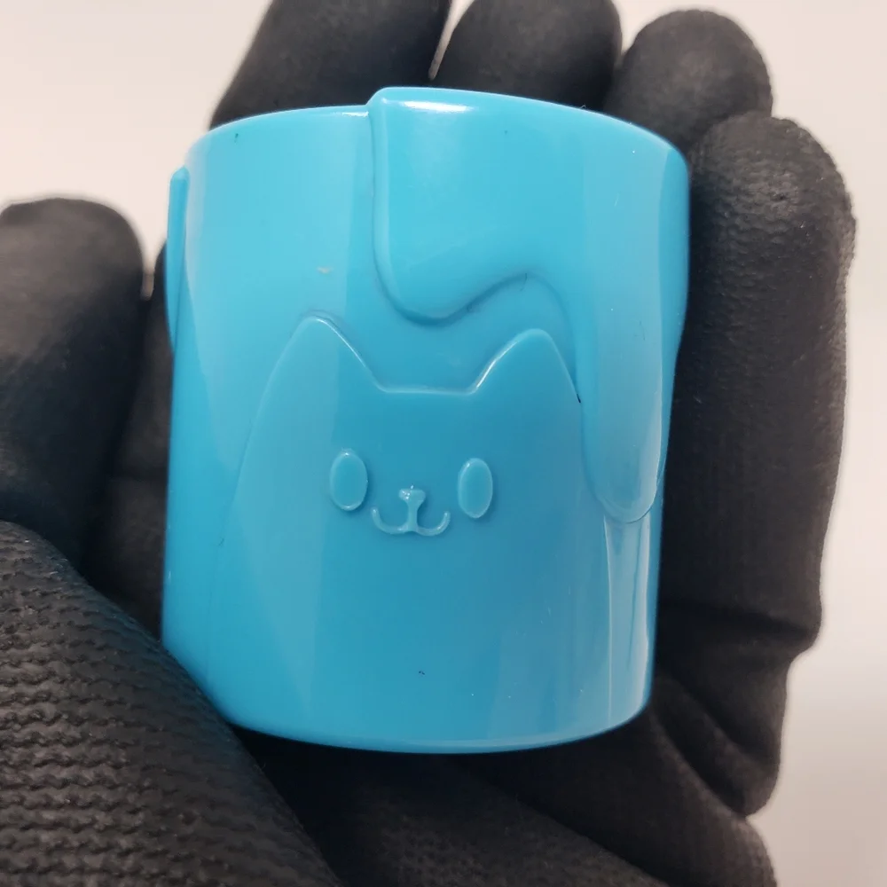 Kitty Kitten Cat Bucket Blue Small Toy